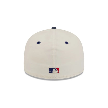 This is a LA Dodgers Vintage Stack White Low Profile 59FIFTY Fitted Cap 5