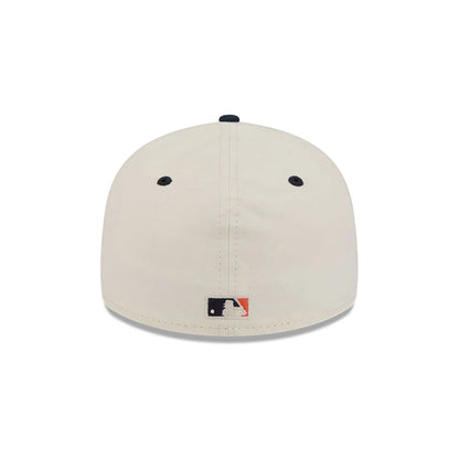 This is a Detroit Tigers Vintage Stack White Low Profile 59FIFTY Fitted Cap 5