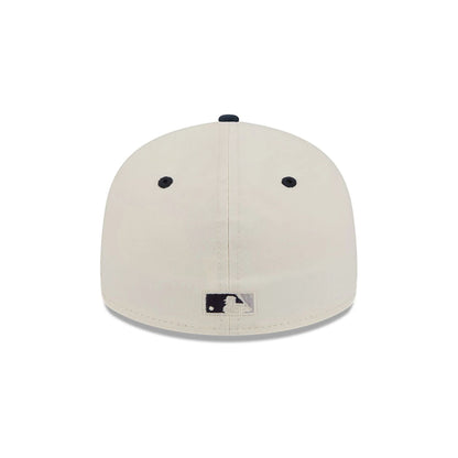 This is a New York Yankees Vintage Stack White Low Profile 59FIFTY Fitted Cap 5