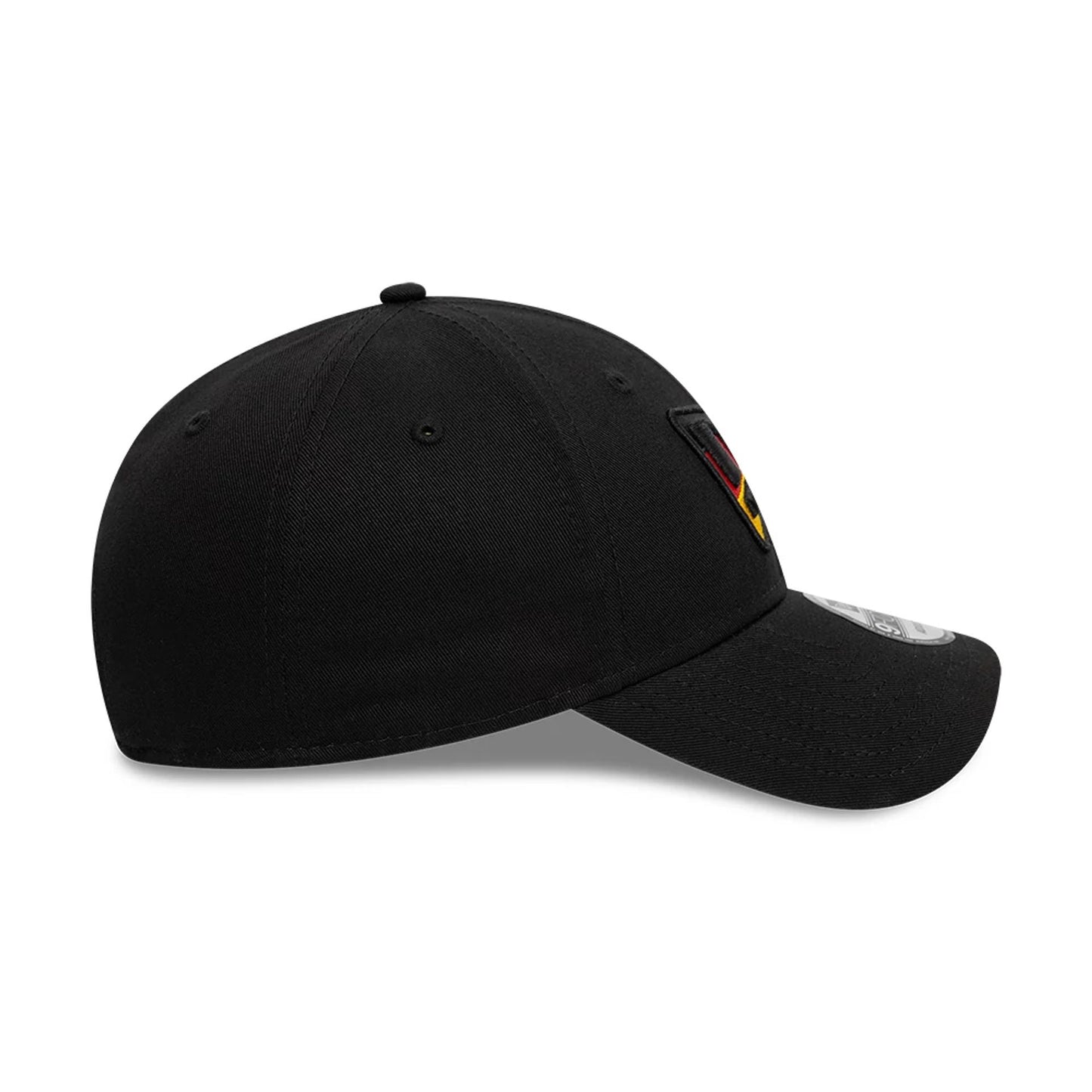 This is a New Era German Country Flag Infill Black 9FORTY Adjustable Cap 3