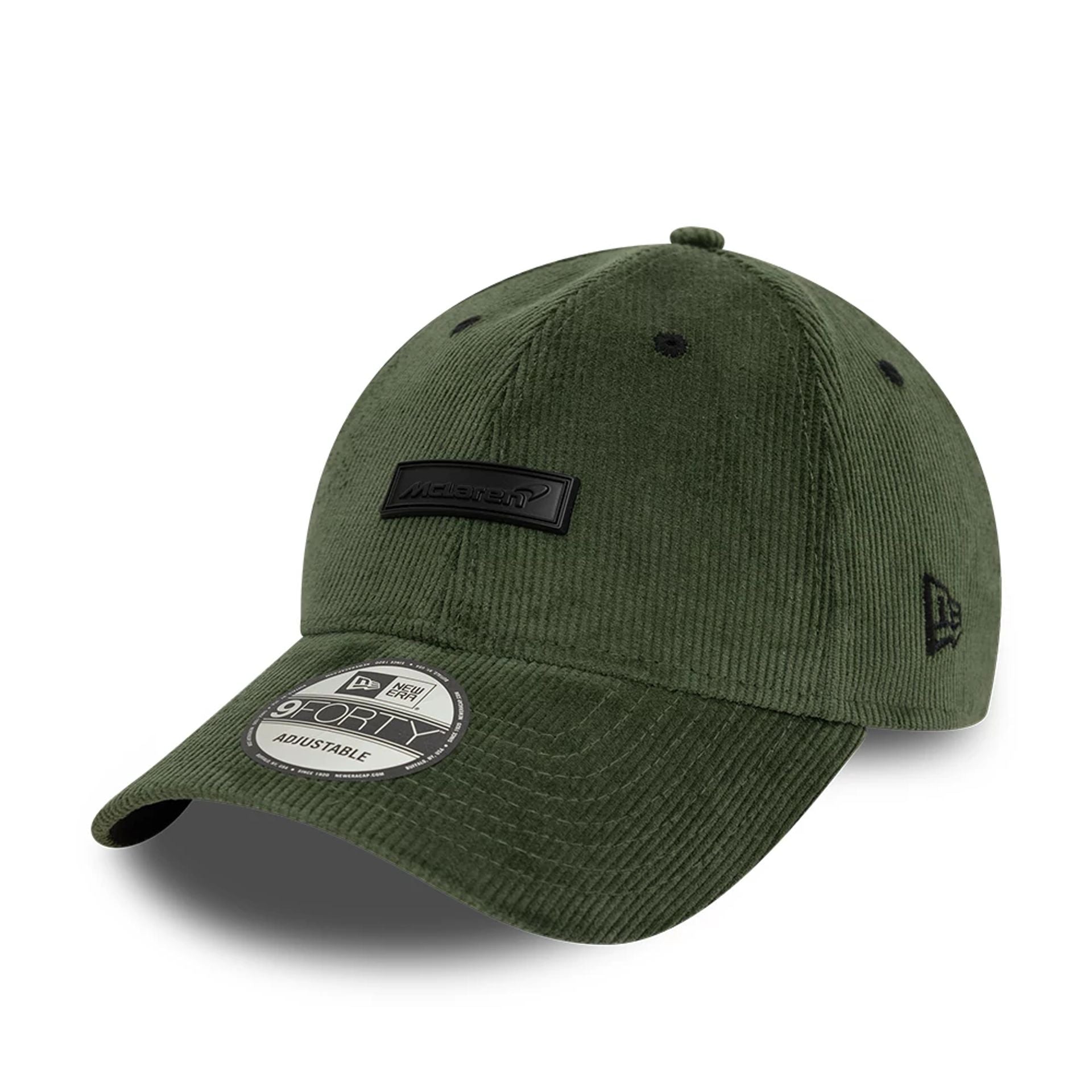 This is a McLaren Automotive Motorsports Cord Green 9FORTY Adjustable Cap 1