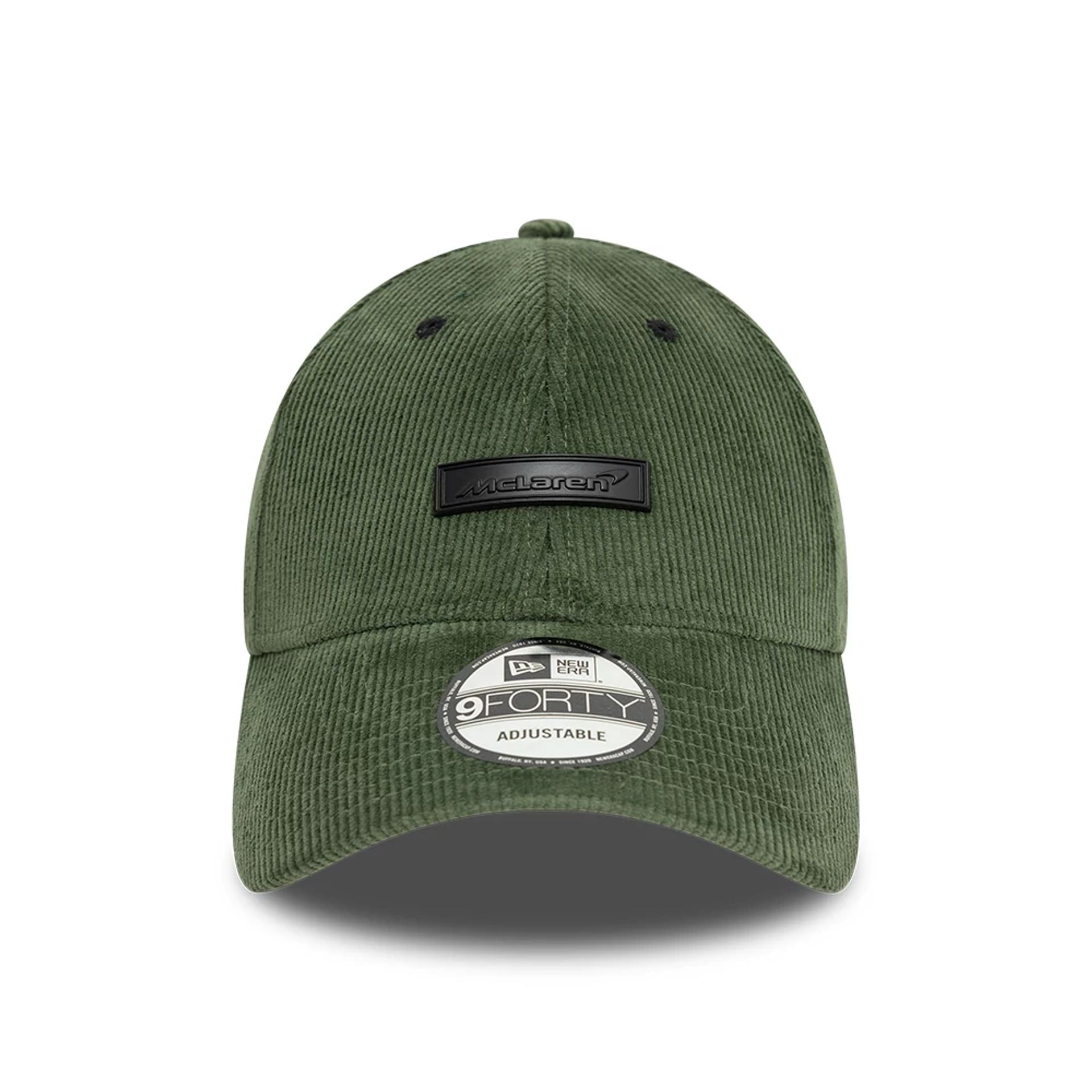 This is a McLaren Automotive Motorsports Cord Green 9FORTY Adjustable Cap 3