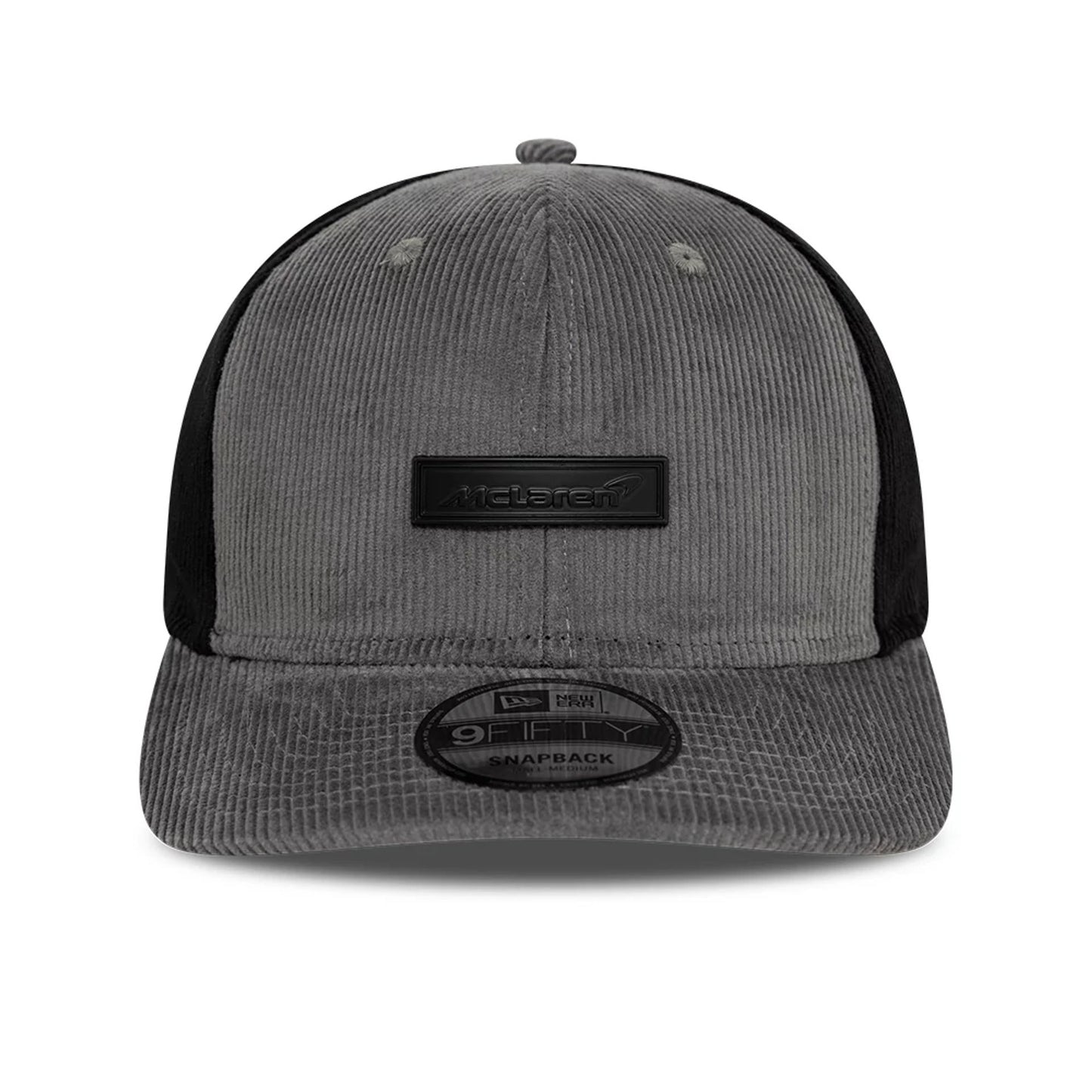 This is a McLaren Automotive Motorsports Cord Dark Grey 9FIFTY Snapback Cap 2