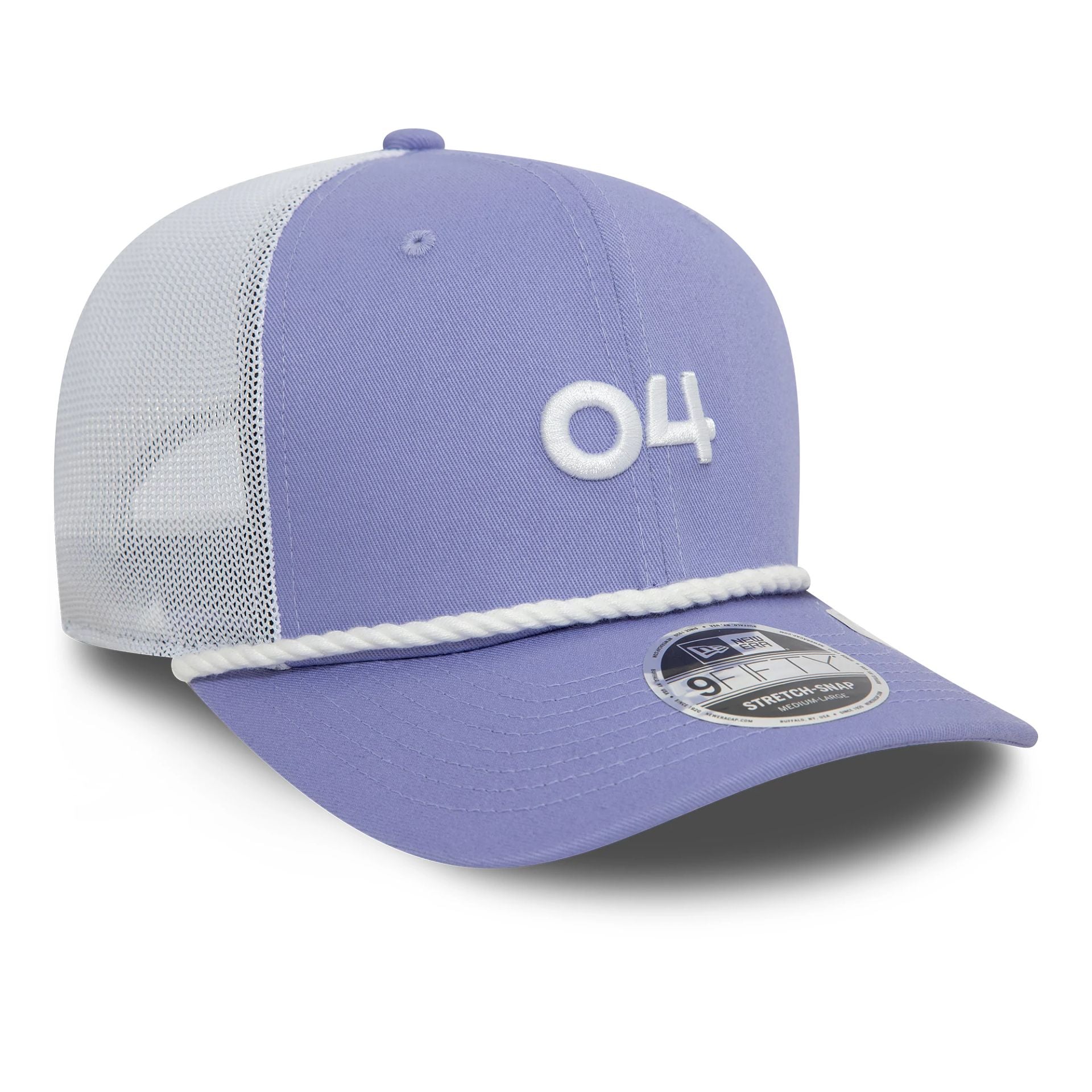 This is a Lando Norris McLaren Racing Motorsports Purple 9FIFTY Stretch Snap Cap 3