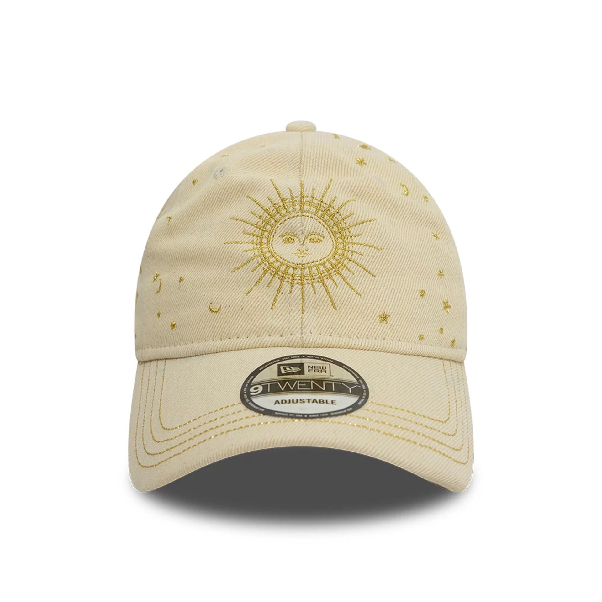 This is a New Era Zodiac Light Beige 9TWENTY Adjustable Cap 3