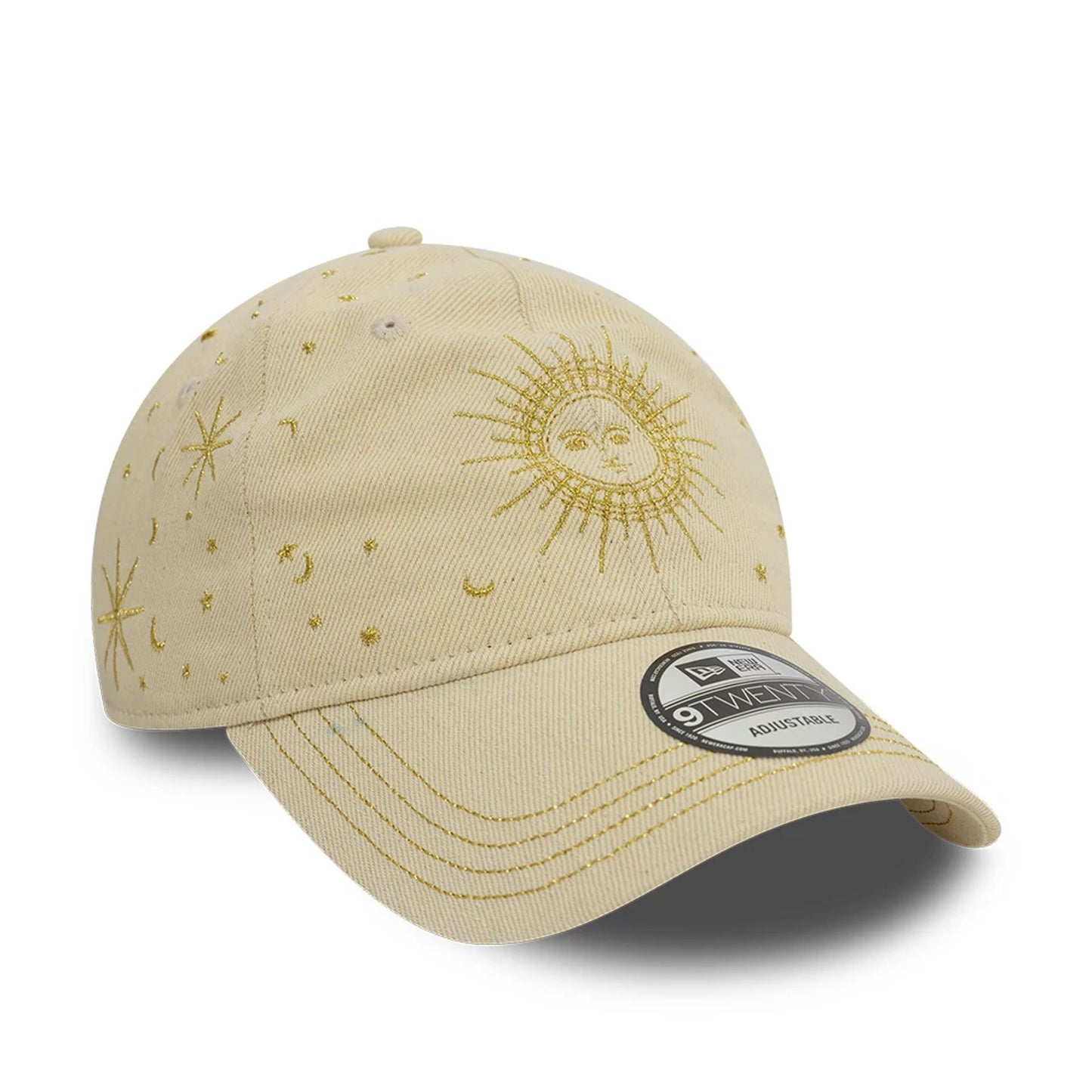 This is a New Era Zodiac Light Beige 9TWENTY Adjustable Cap 2