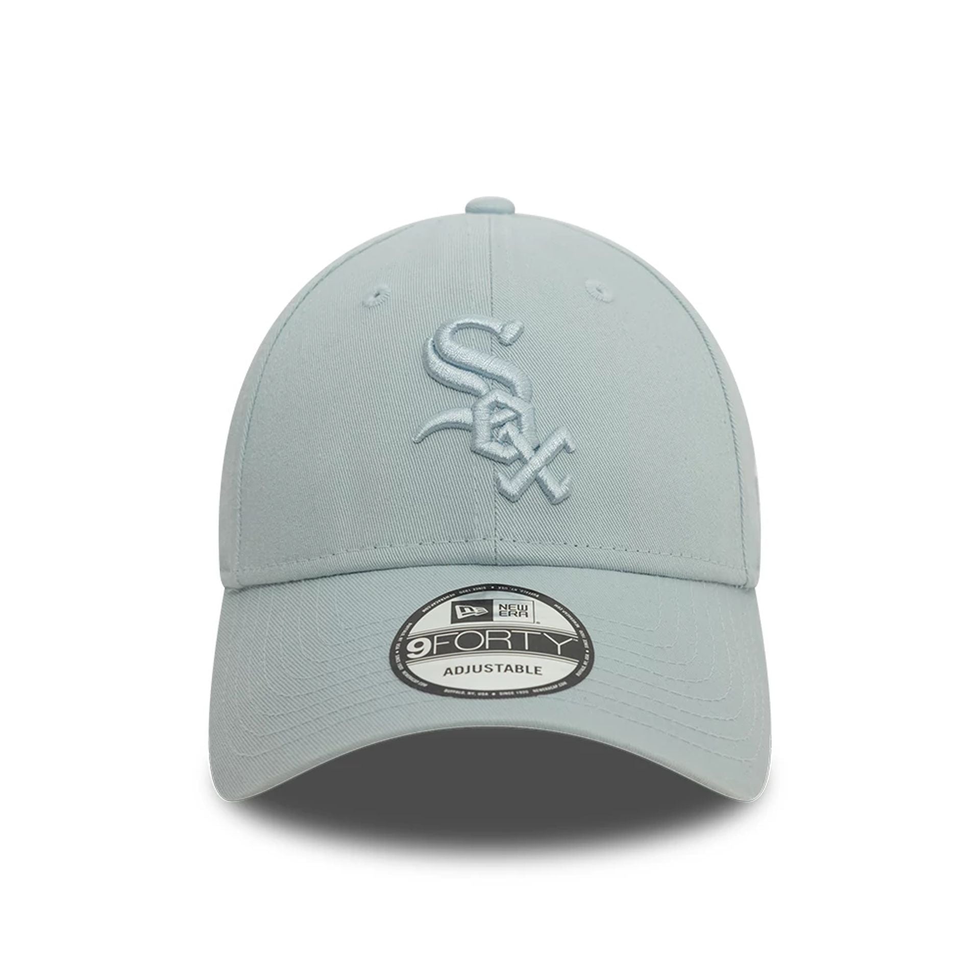 This is a Chicago White Sox MLB Washed Pastel Pastel Blue 9FORTY Adjustable Cap 7