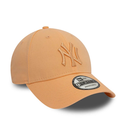 This is a New York Yankees MLB Washed Pastel Pastel Orange 9FORTY Adjustable Cap 7