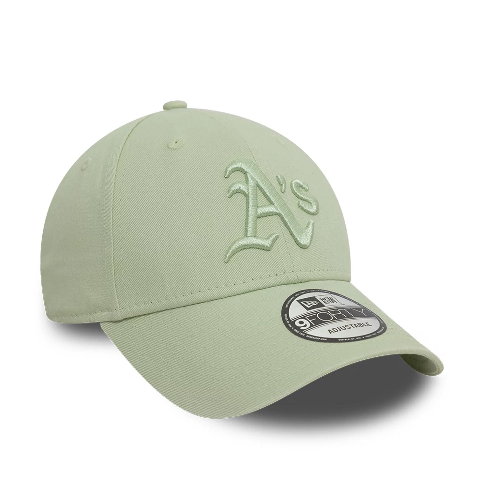 This is a Oakland Athletics MLB Washed Pastel Pastel Green 9FORTY Adjustable Cap 6