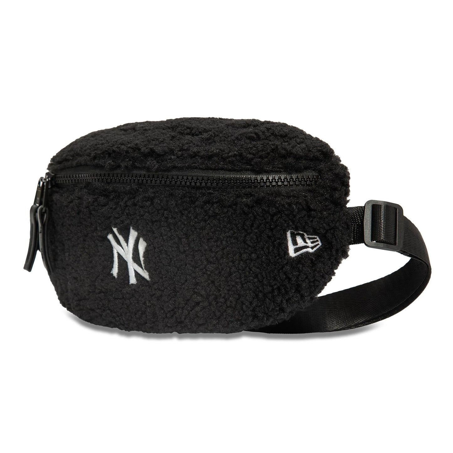 This is a New York Yankees Borg Black Mini Waist Bag 1