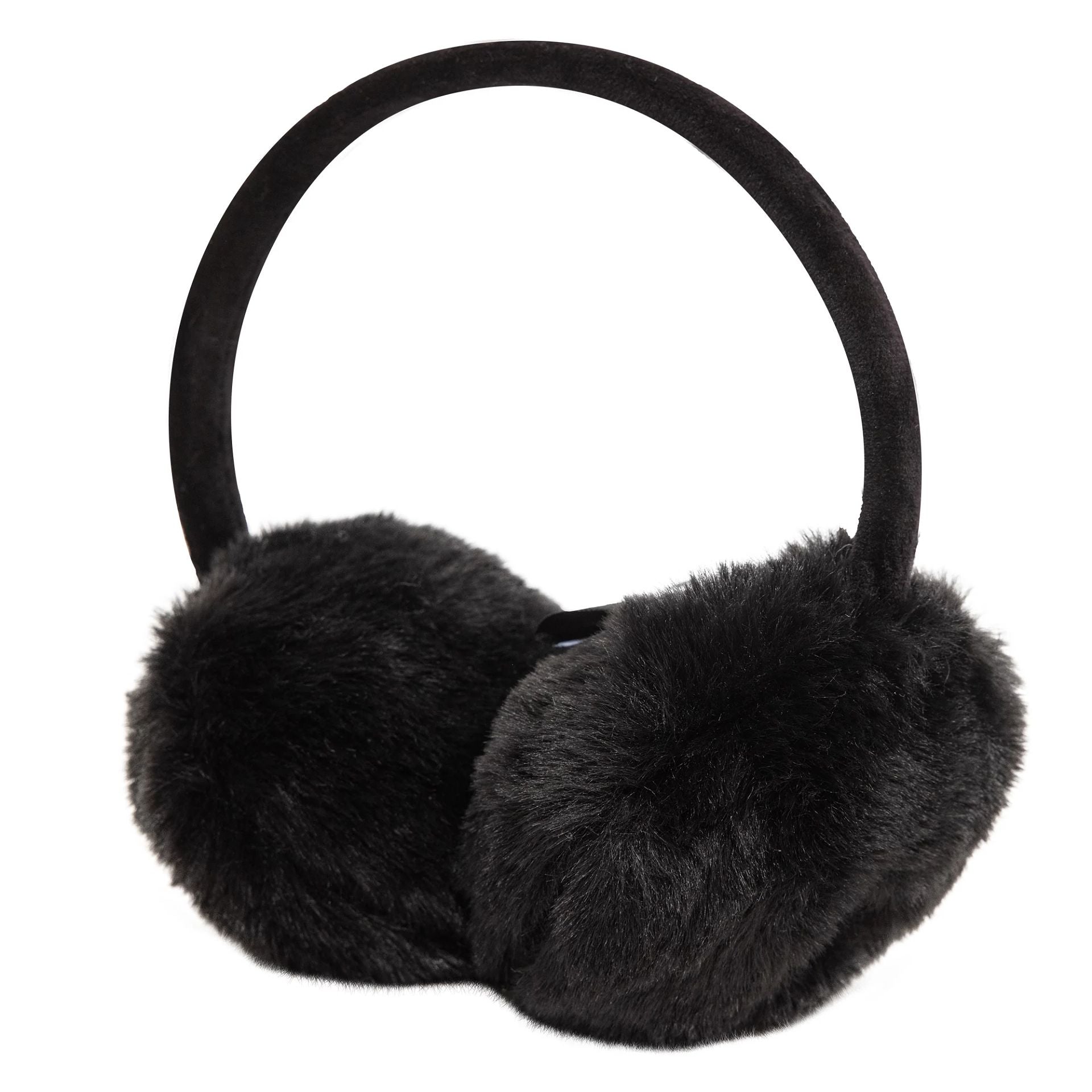 This is a New Era Faux Fur Black Ear Muffs 1