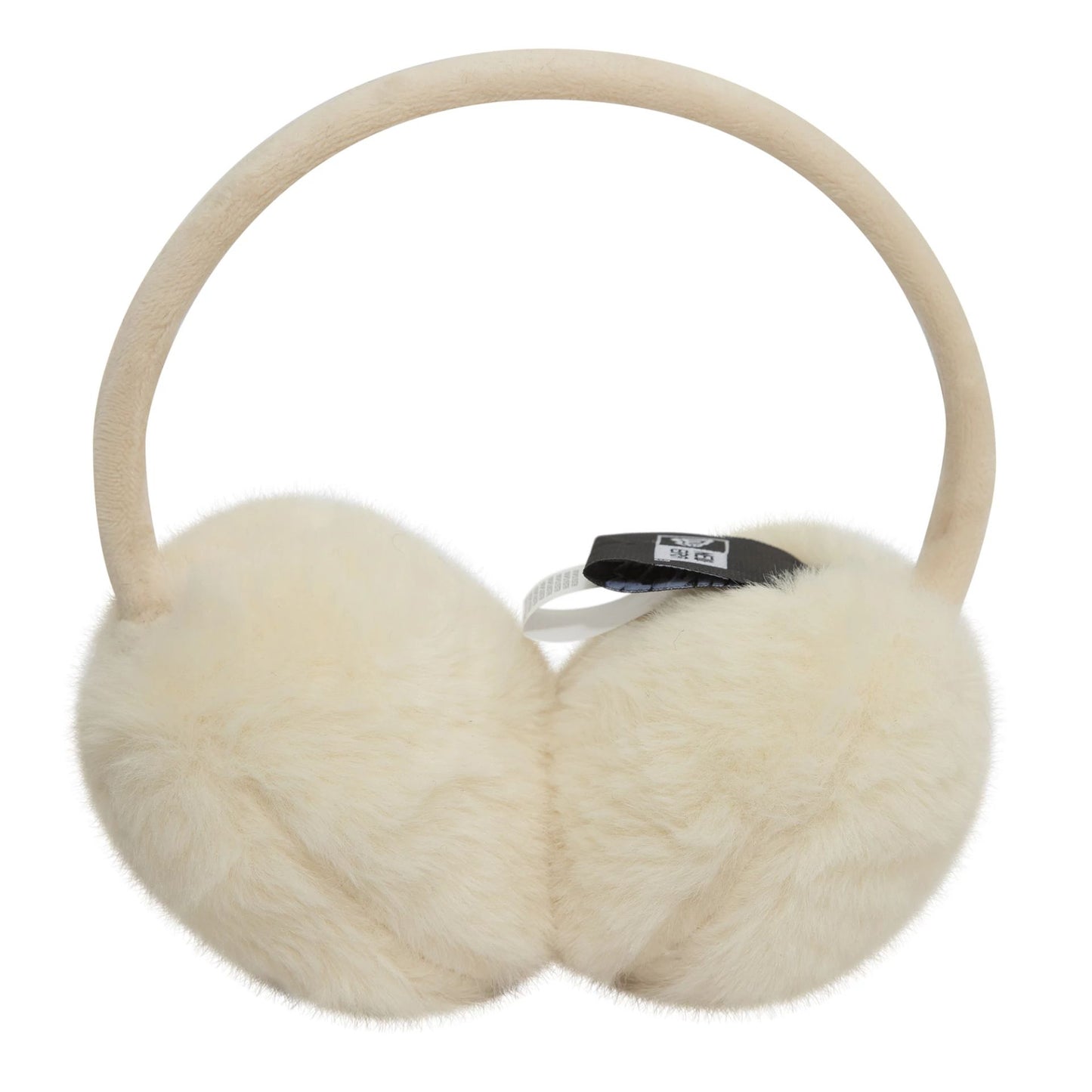 This is a New Era Faux Fur Cream Ear Muffs 2