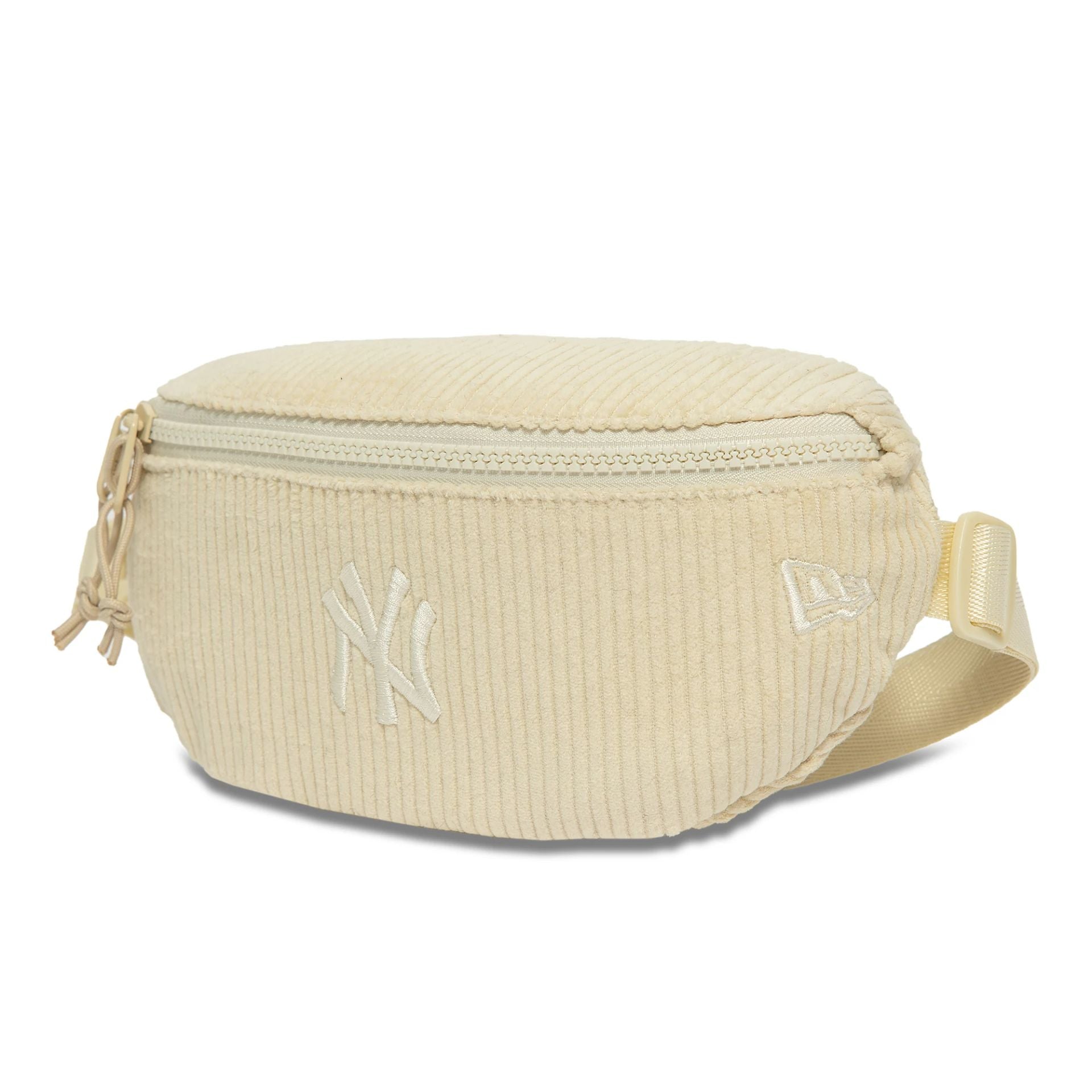 This is a New York Yankees Tonal Cord Cream Waist Bag 1