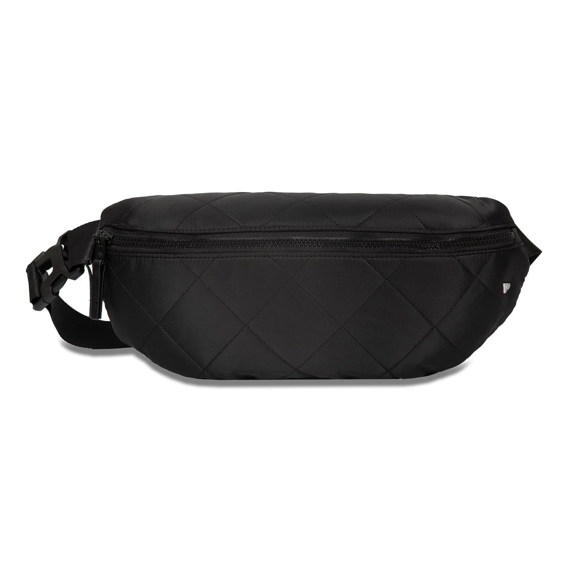 This is a New Era Quilted Black Waist Bag 2