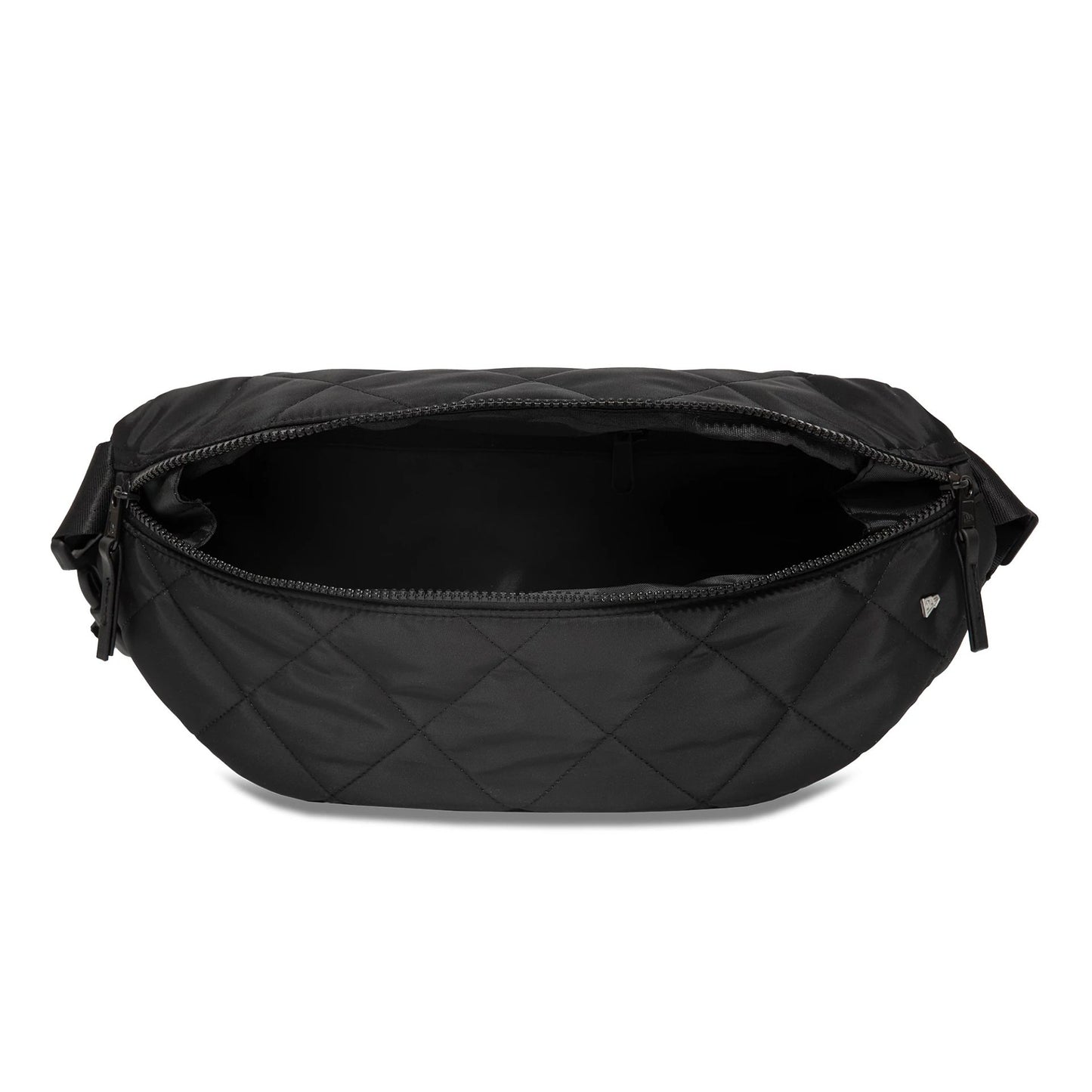 This is a New Era Quilted Black Waist Bag 5