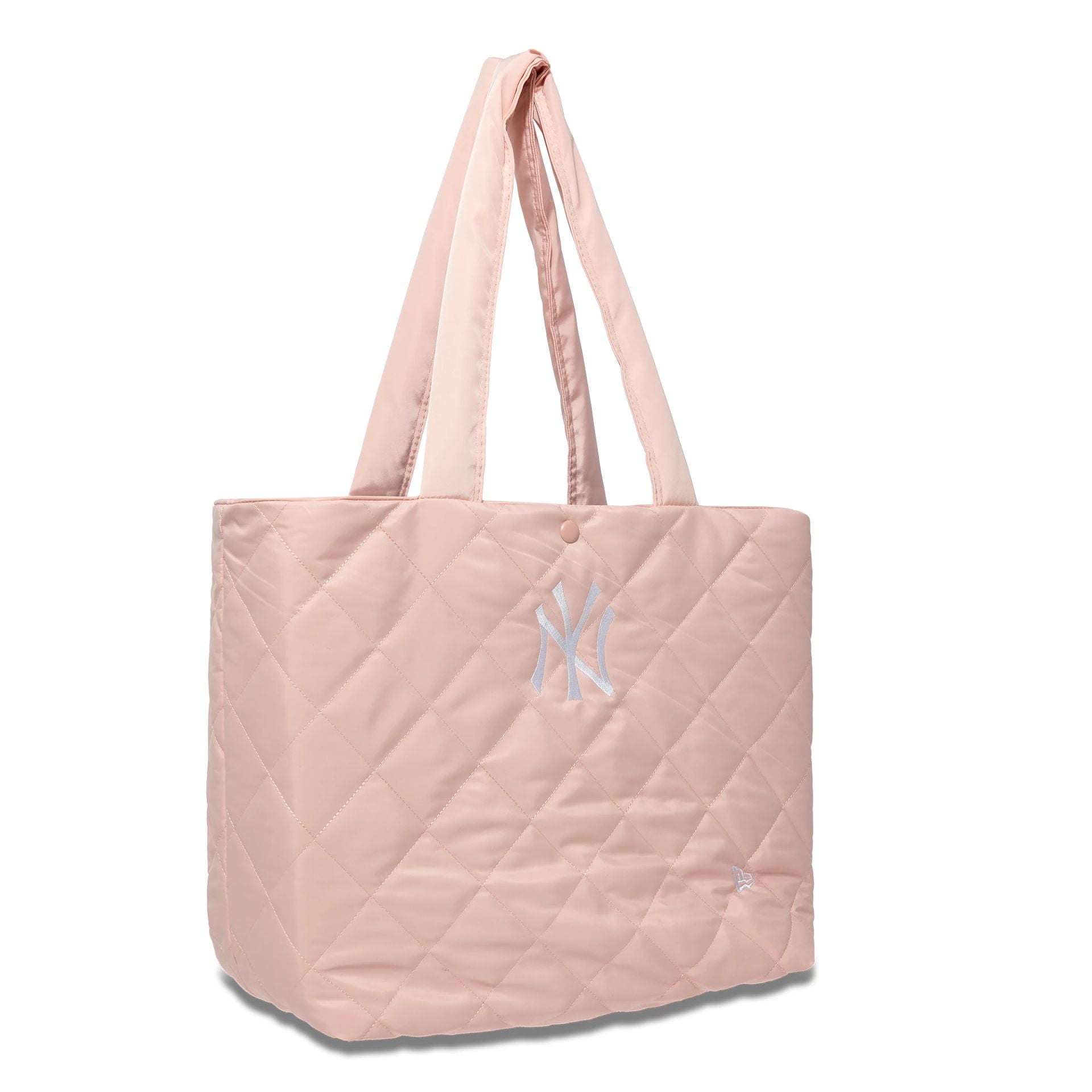 This is a New York Yankees Quilted Pastel Pink Tote Bag 3