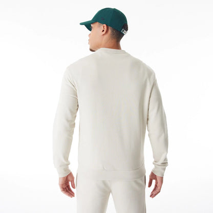 The Male model is wearing Milwaukee Bucks NBA Graphic Cream Crew Neck Sweater  3