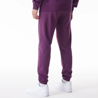 The Male model is wearing Chicago Bulls NBA Graphic Dark Purple Joggers  3