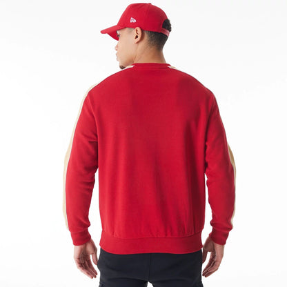 The Male model is wearing San Francisco 49Ers NFL Graphic Red Crew Neck Sweater  3