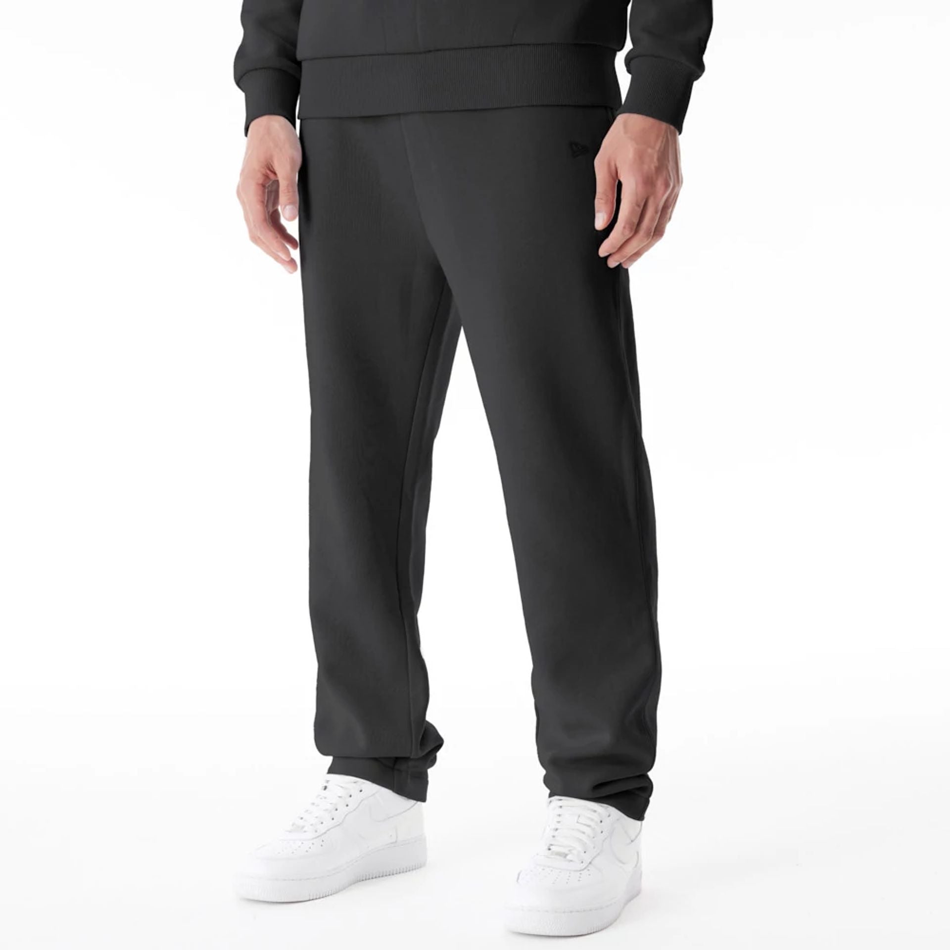 The Male model is wearing  New Era Black Straight Leg Joggers  1