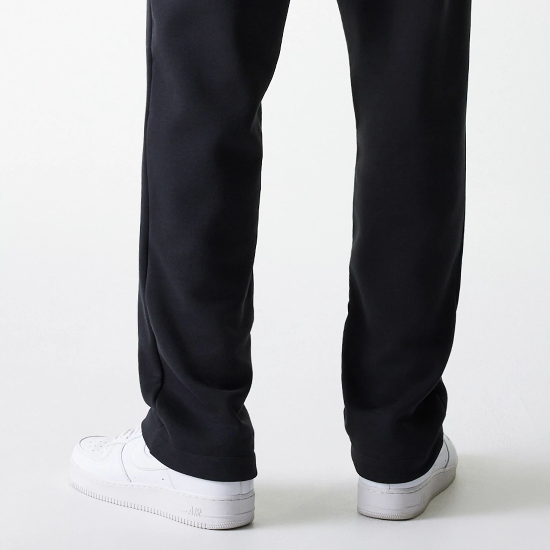 The Male model is wearing  New Era Black Straight Leg Joggers  2