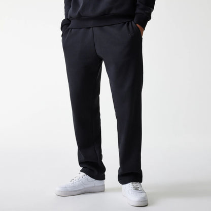 The Male model is wearing  New Era Black Straight Leg Joggers  1