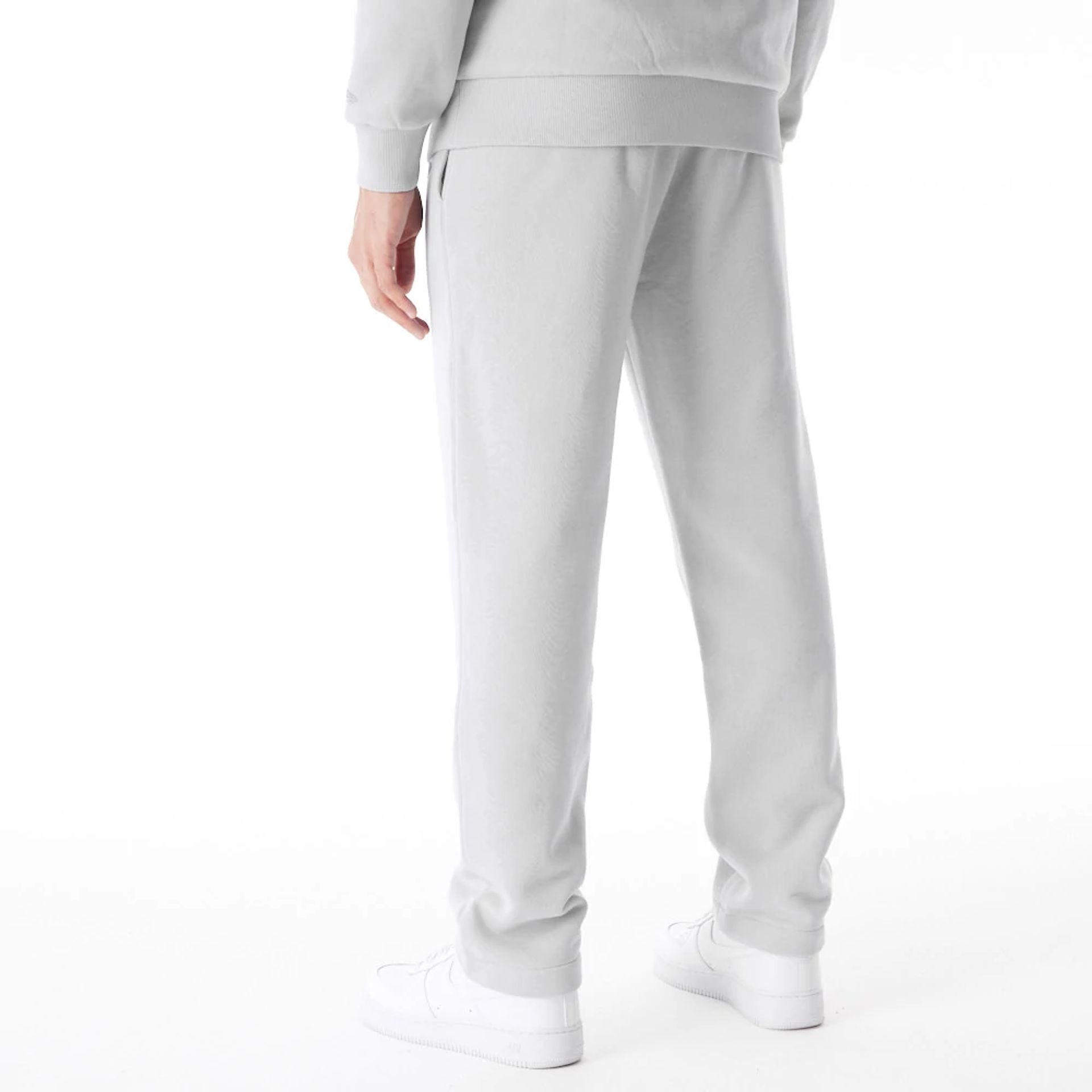 The Male model is wearing  New Era Grey Straight Leg Joggers  2