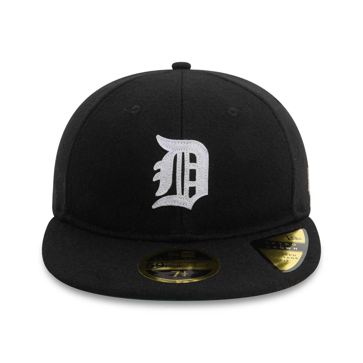 This is a Detroit Tigers MLB Cooperstown Script Black Retro Crown 59FIFTY Fitted Cap 3