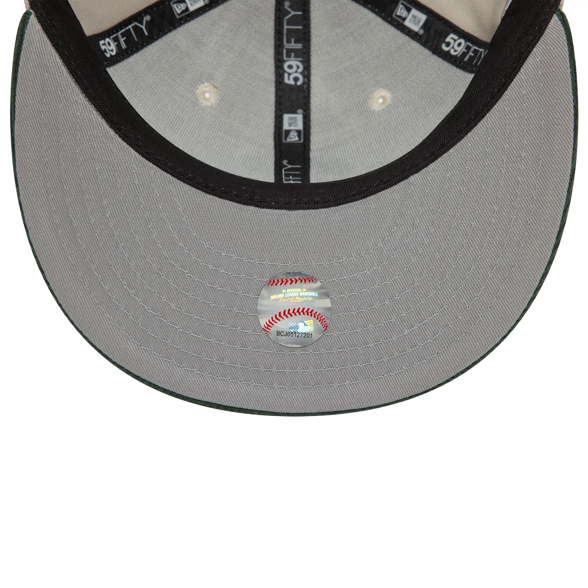 This is a Colorado Rockies Contrast Cord Cream 59FIFTY Fitted Cap 2