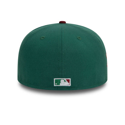 This is a Seattle Mariners Contrast Cord Dark Green 59FIFTY Fitted Cap 6