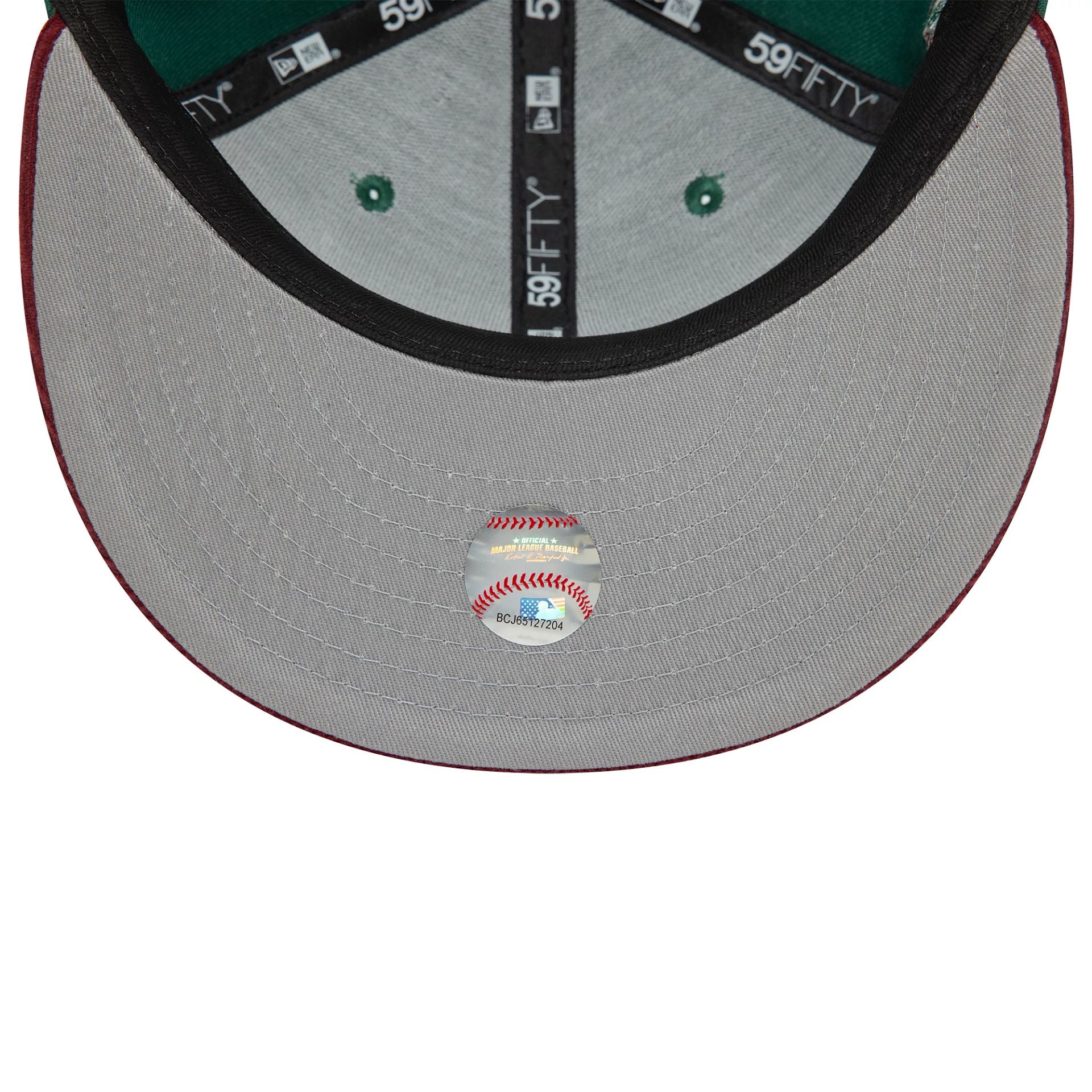 This is a Seattle Mariners Contrast Cord Dark Green 59FIFTY Fitted Cap 2