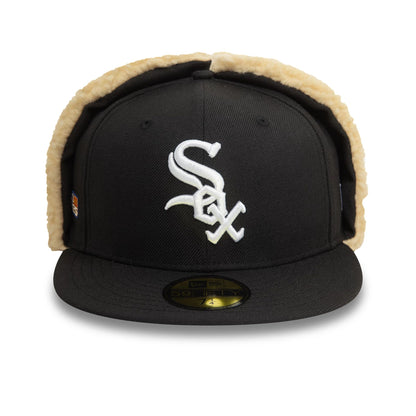 This is a Chicago White Sox Image Black Dogear 59FIFTY Fitted Cap 4