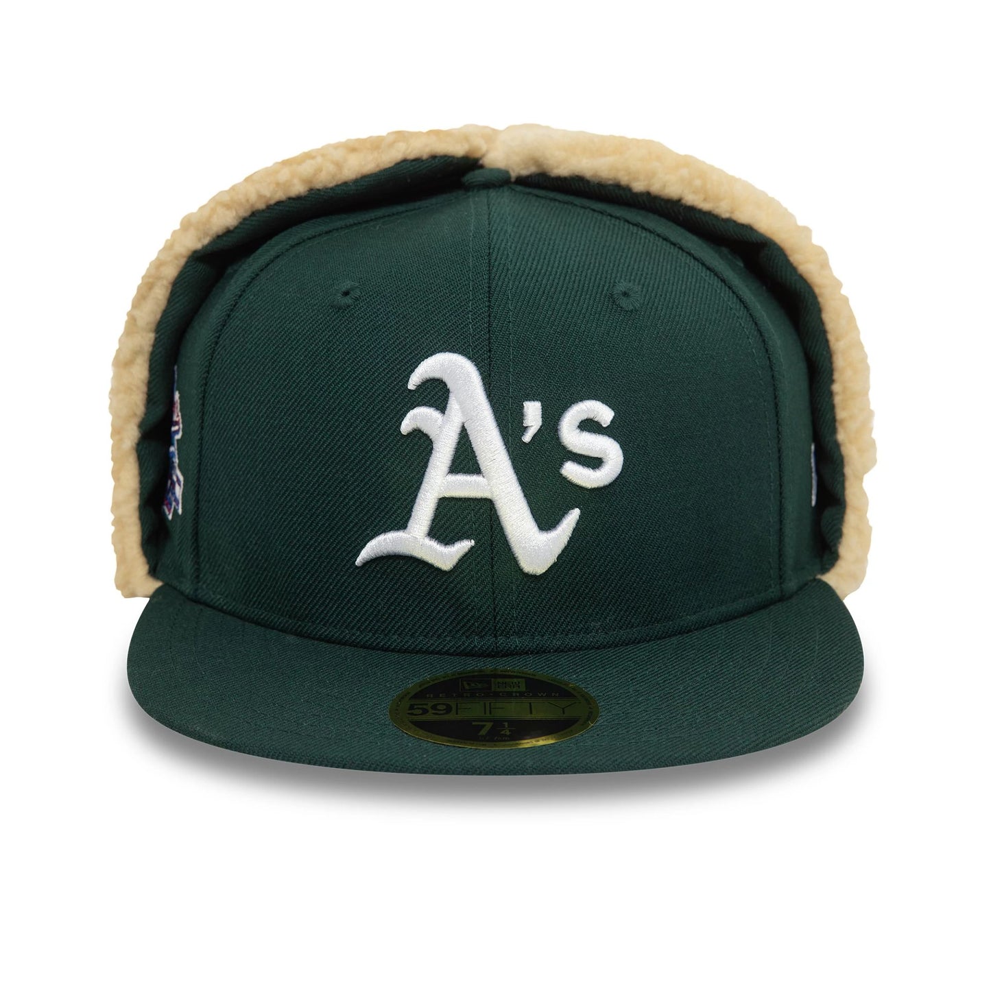 This is a Oakland Athletics Image Dark Green Dogear 59FIFTY Fitted Cap 6