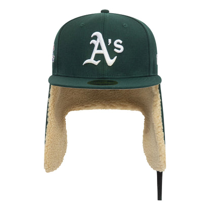 This is a Oakland Athletics Image Dark Green Dogear 59FIFTY Fitted Cap 7