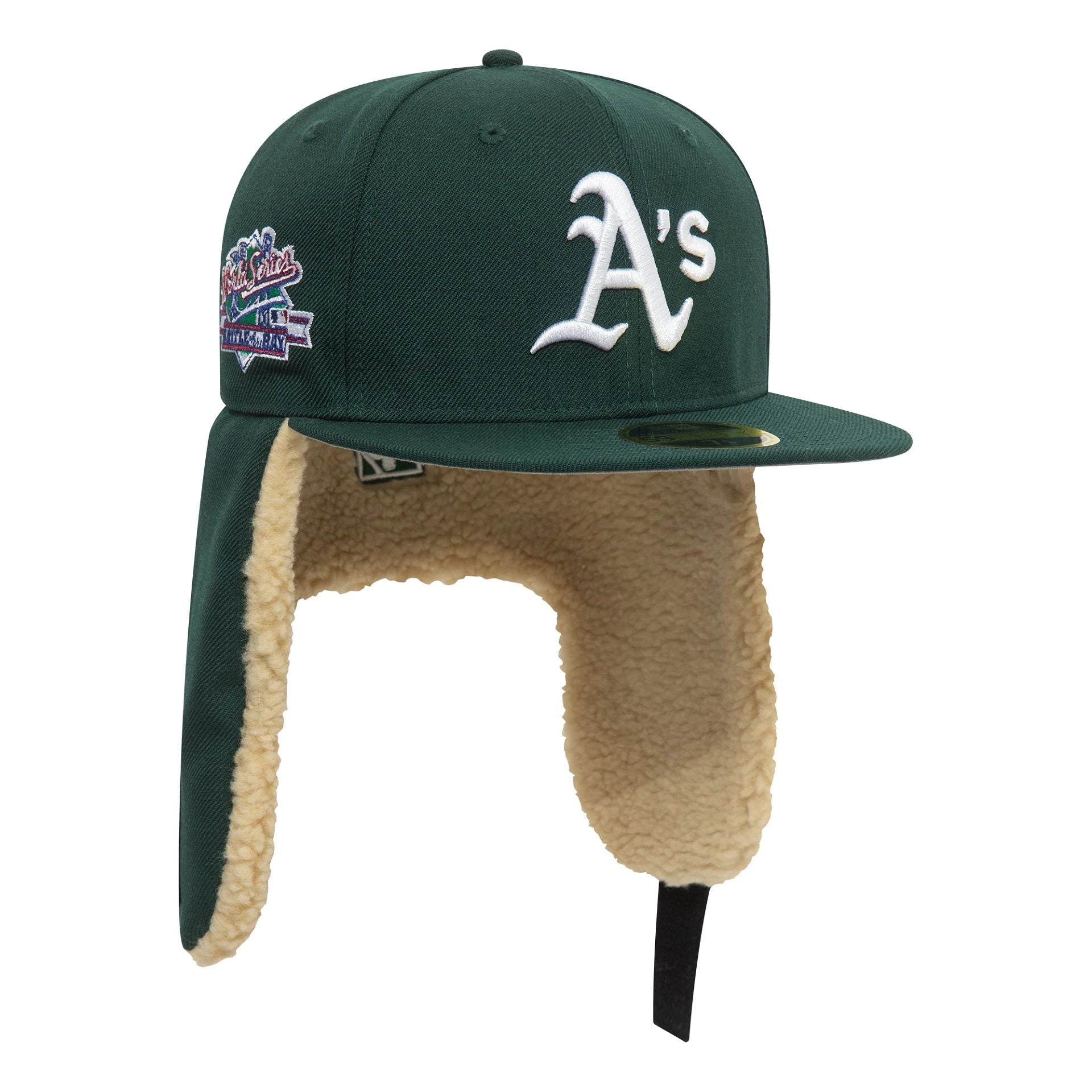 This is a Oakland Athletics Image Dark Green Dogear 59FIFTY Fitted Cap 2