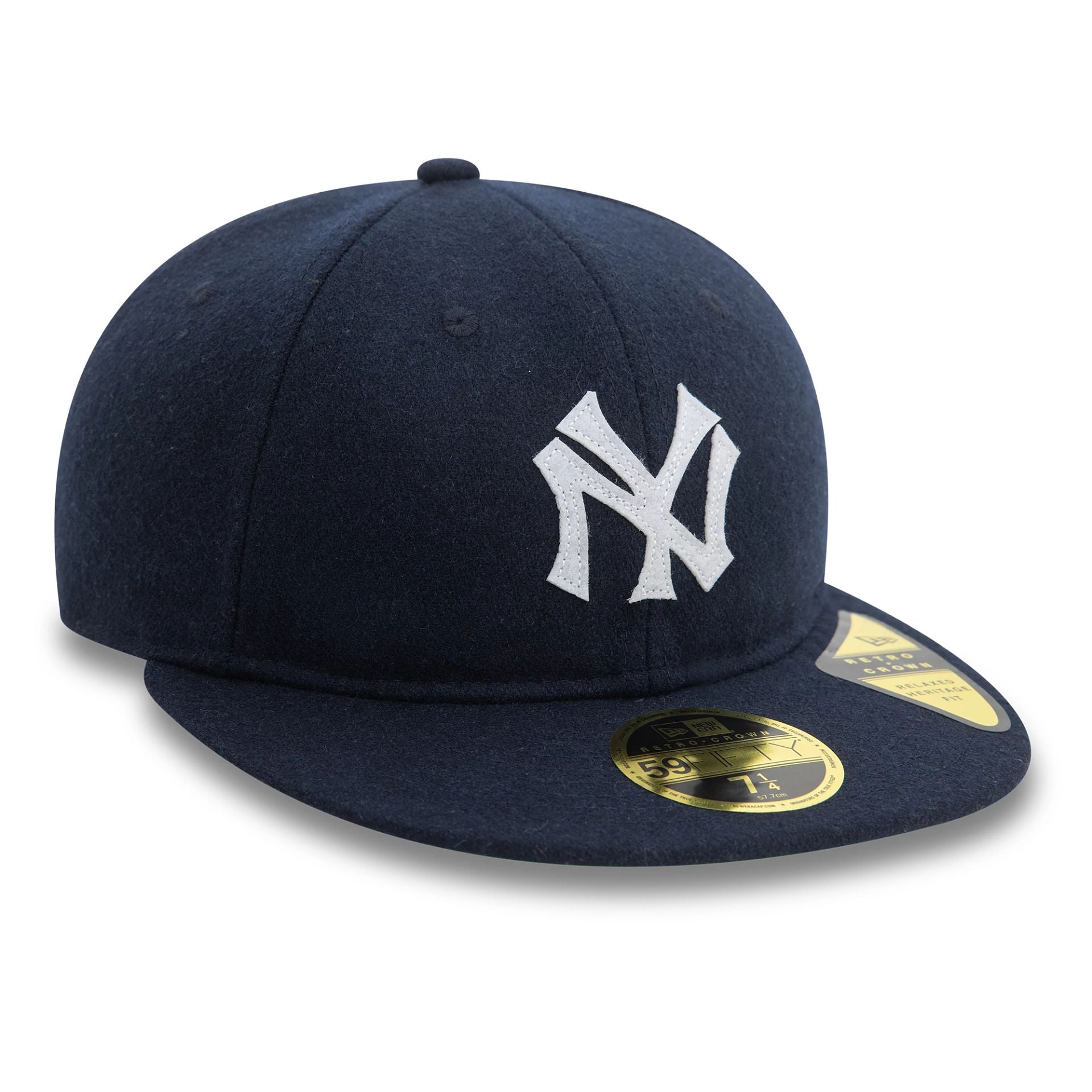 This is a New York Yankees MLB Cooperstown Script Navy Retro Crown 59FIFTY Fitted Cap 4