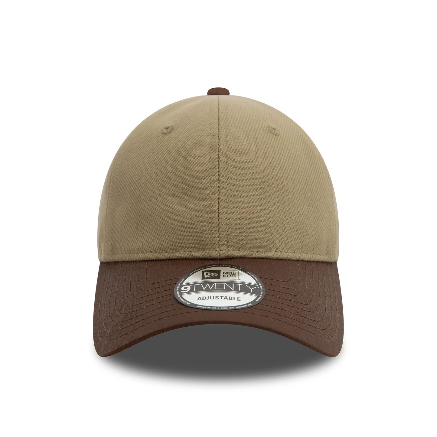 This is a  New Era Image Heavy Twill Beige 9TWENTY Adjustable Cap 3