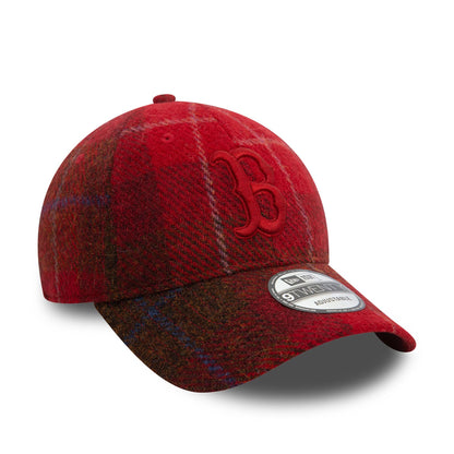 This is a Boston Red Sox Image Harris Tweed® Dark Red 9TWENTY Adjustable Cap 3