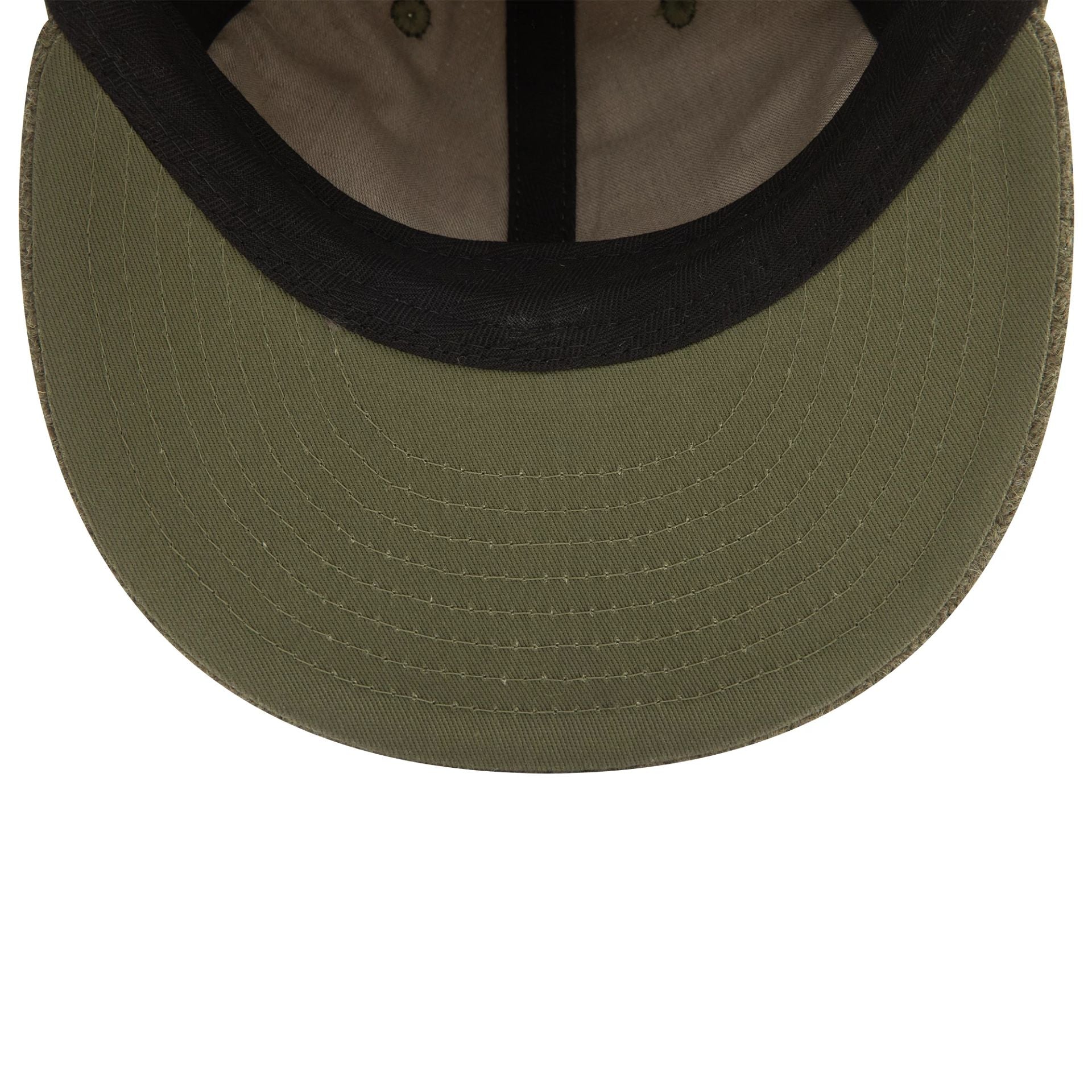 This is a New Era Image Harris Tweed® Dark Green Retro Crown 59FIFTY Fitted Cap 5