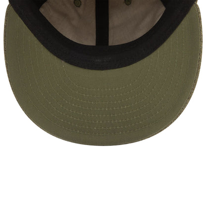 This is a New Era Image Harris Tweed® Dark Green Retro Crown 59FIFTY Fitted Cap 5