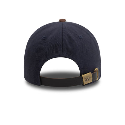 This is a  New Era Image Heavy Twill Navy 9TWENTY Adjustable Cap 5