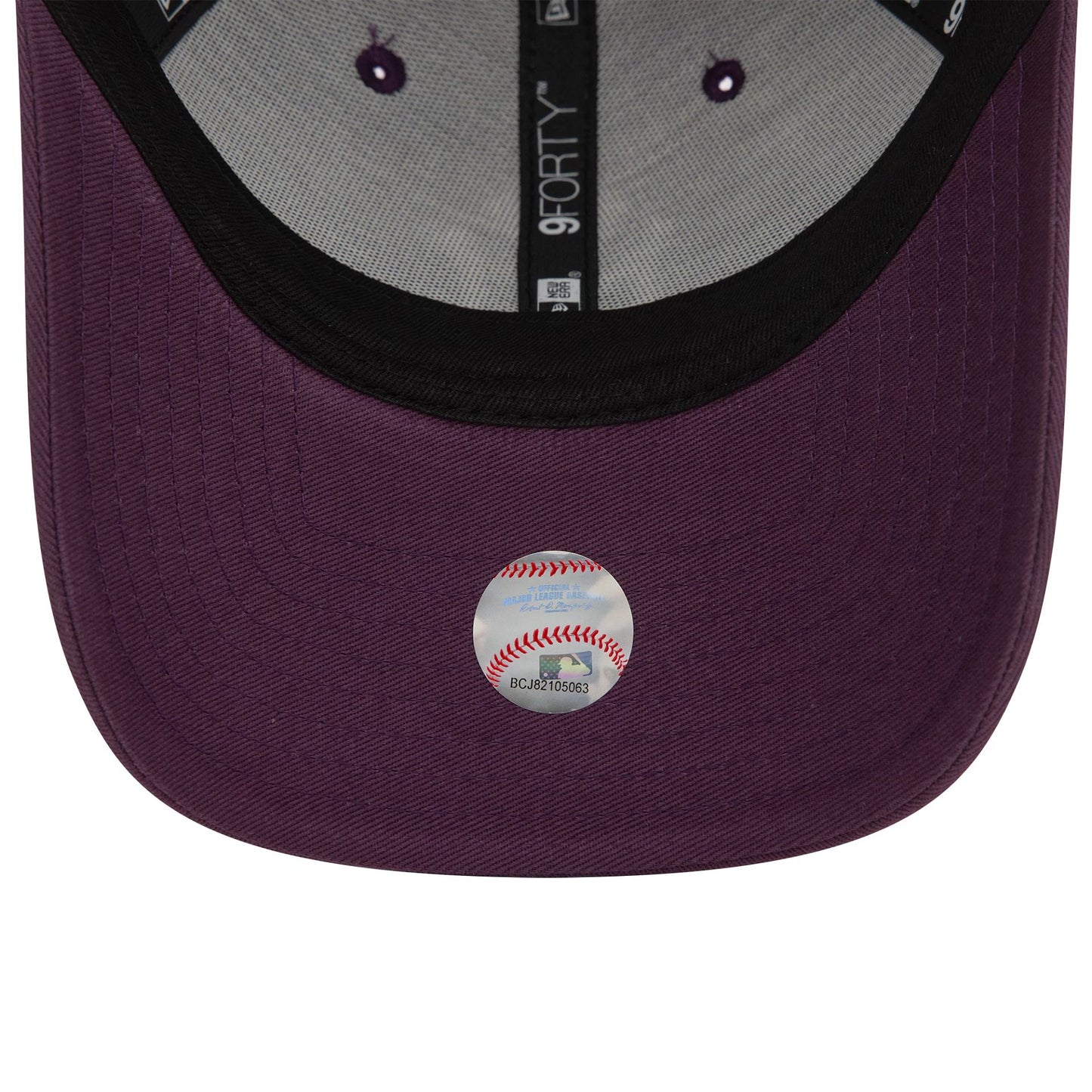 This is a New York Yankees League Essential Dark Purple 9FORTY Adjustable Cap 5