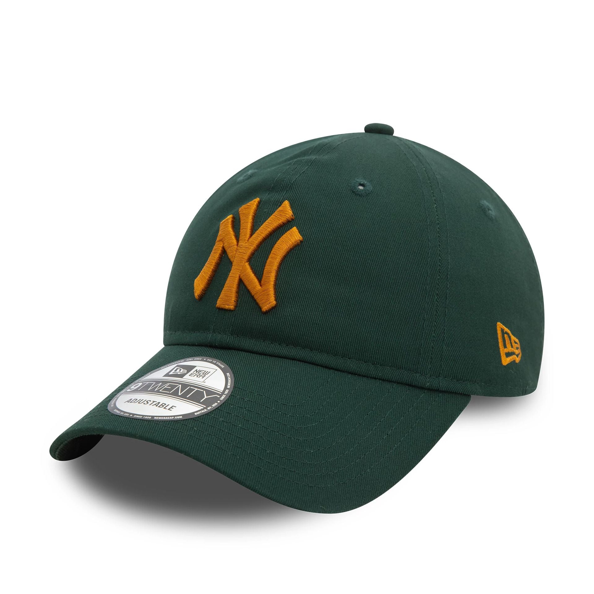 This is a New York Yankees League Essential Dark Green 9TWENTY Adjustable Cap 1