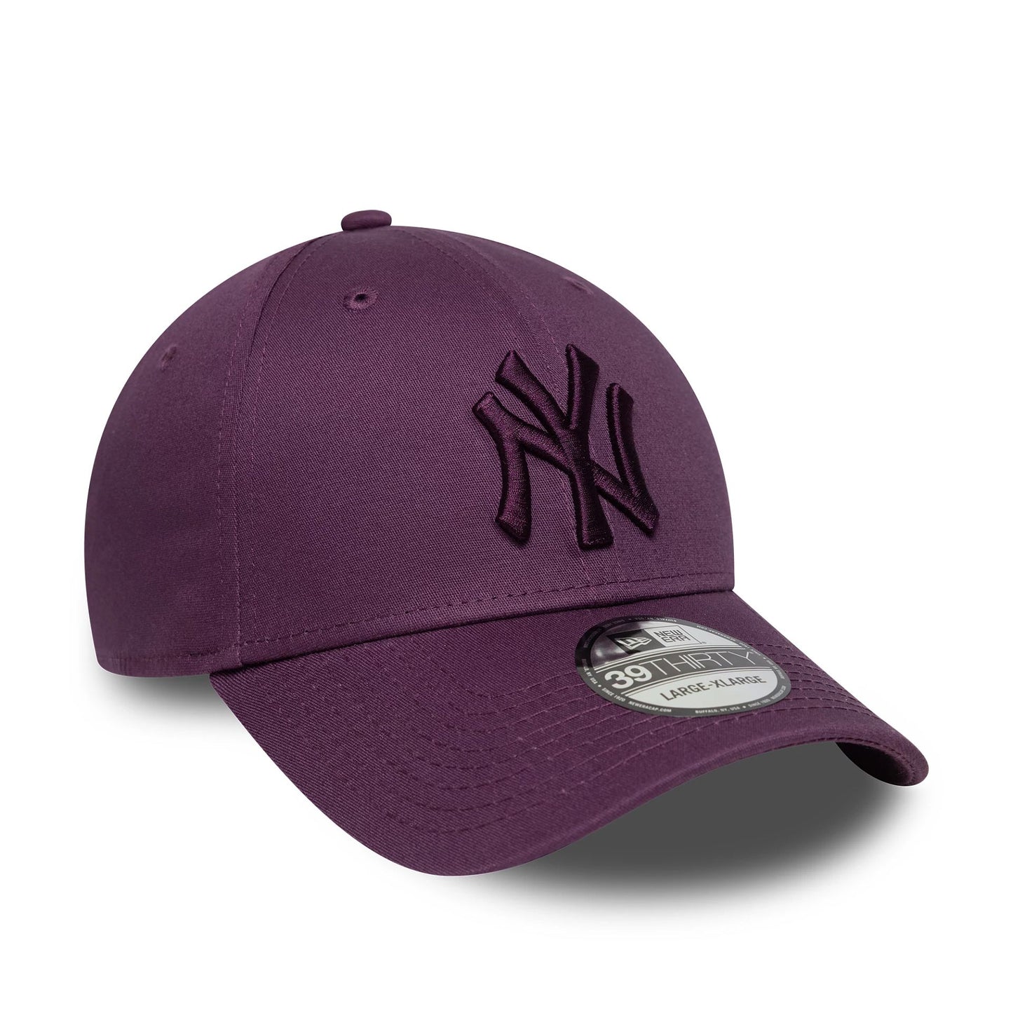 This is a New York Yankees League Essential Dark Purple 39THIRTY Stretch Fit Cap 3