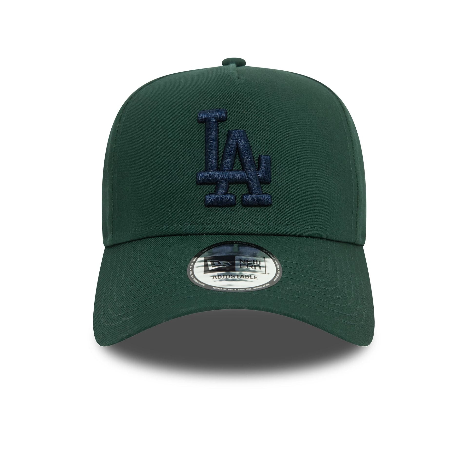 This is a LA Dodgers League Essential Dark Green 9FORTY E-Frame Trucker Cap 2