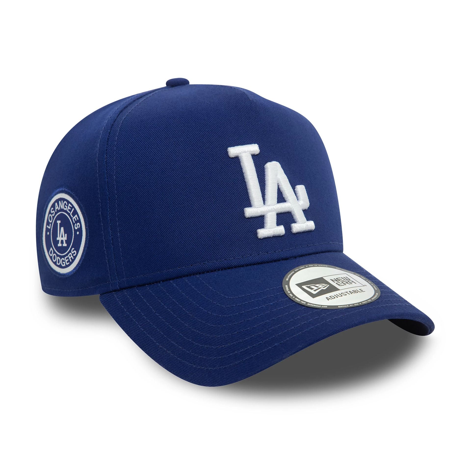 This is a LA Dodgers Patch Dark Blue 9FORTY E-Frame Cap 1