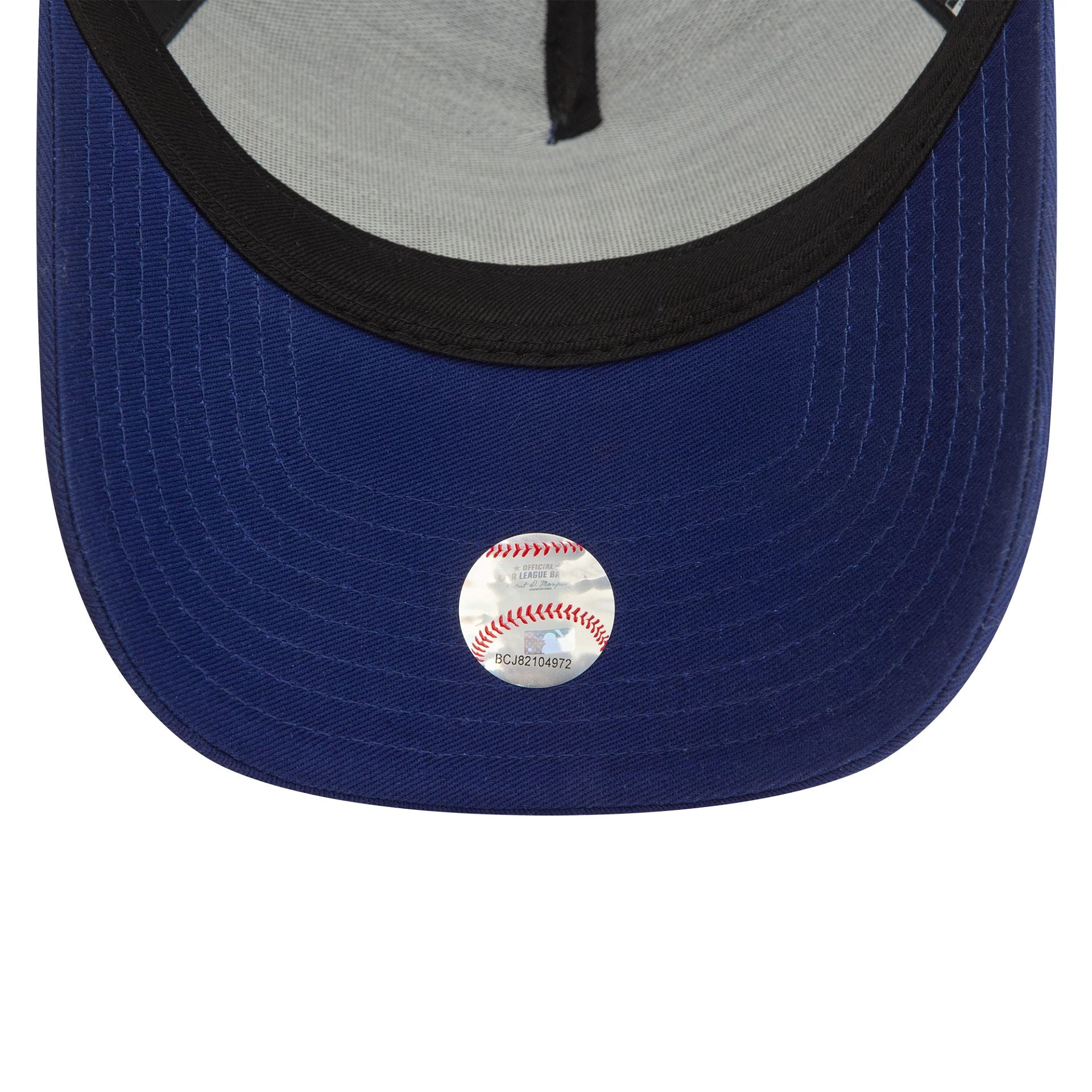 This is a LA Dodgers Patch Dark Blue 9FORTY E-Frame Cap 6