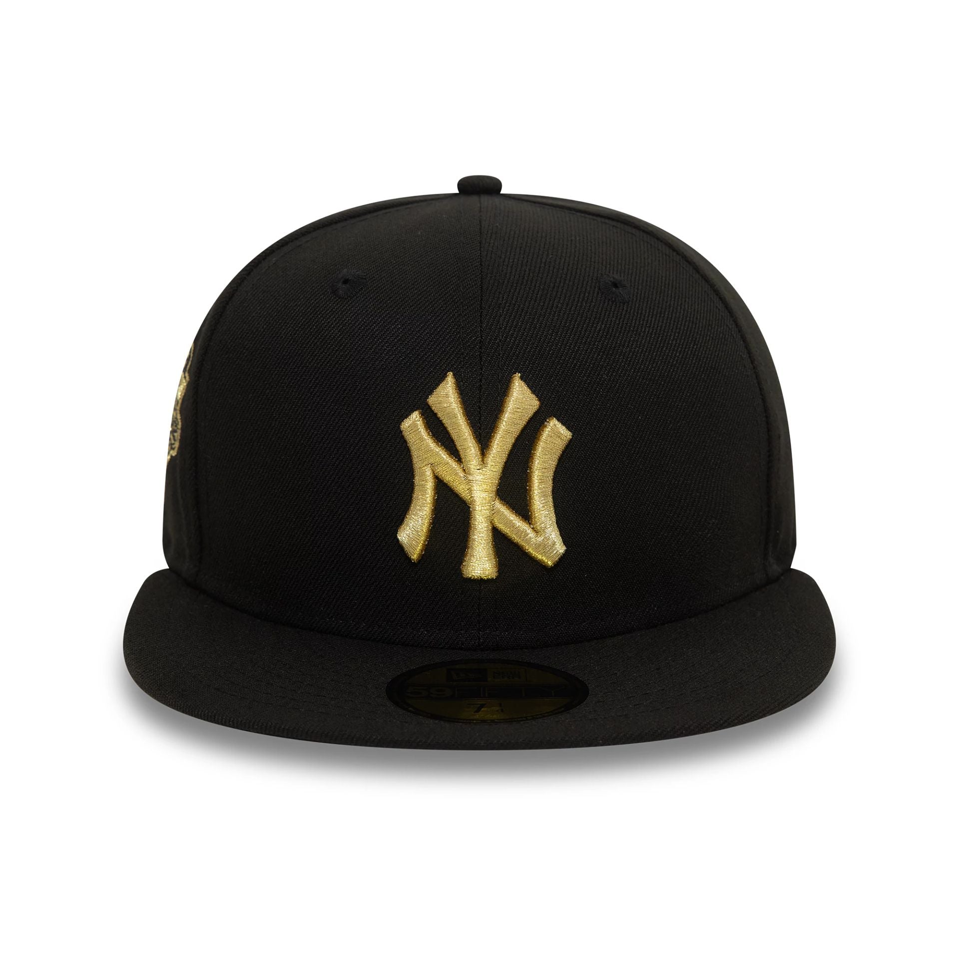 This is a New York Yankees Cooperstown Metallic Black 59FIFTY Fitted Cap 2