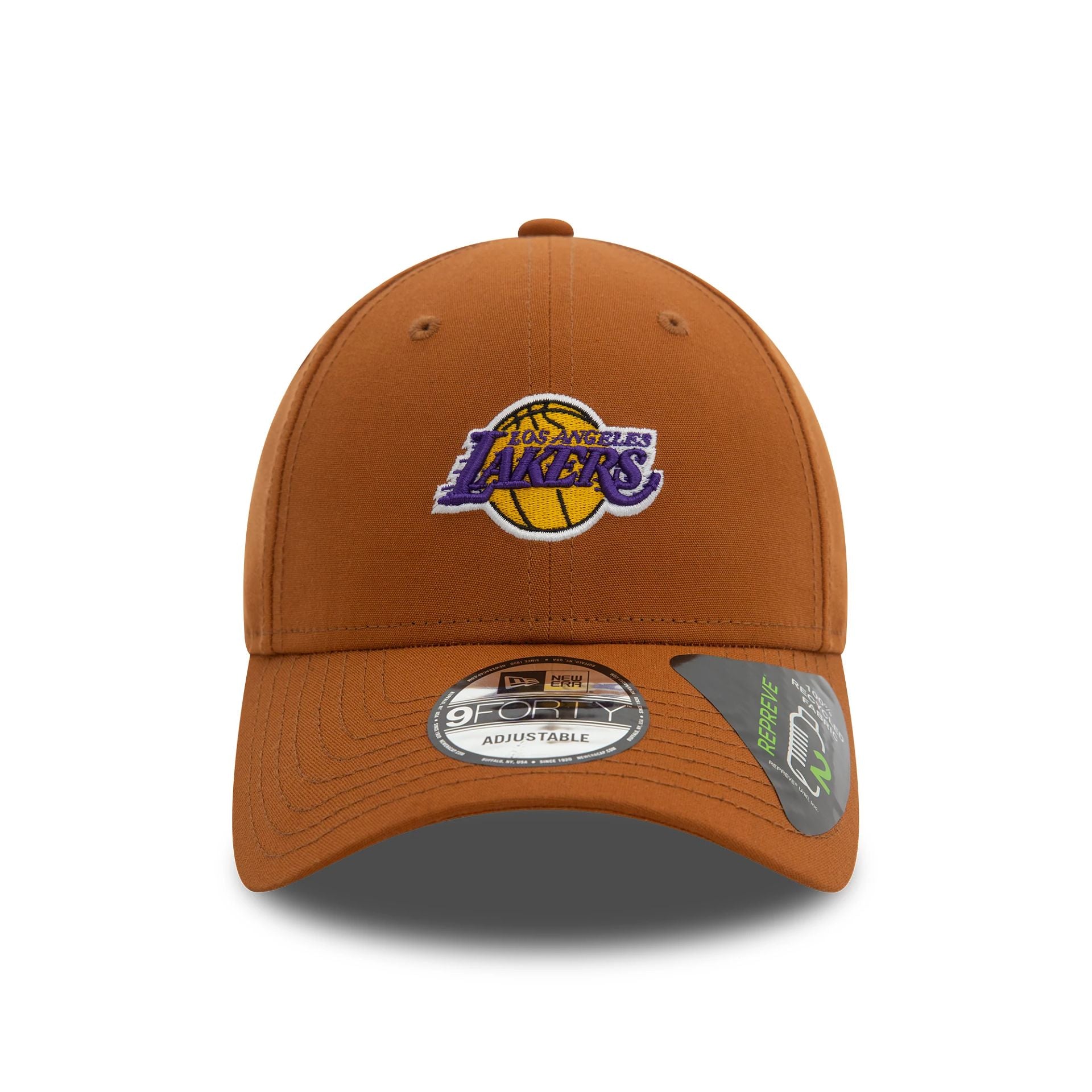 This is a LA Lakers Repreve® Mini Logo Brown 9FORTY Adjustable Cap 2