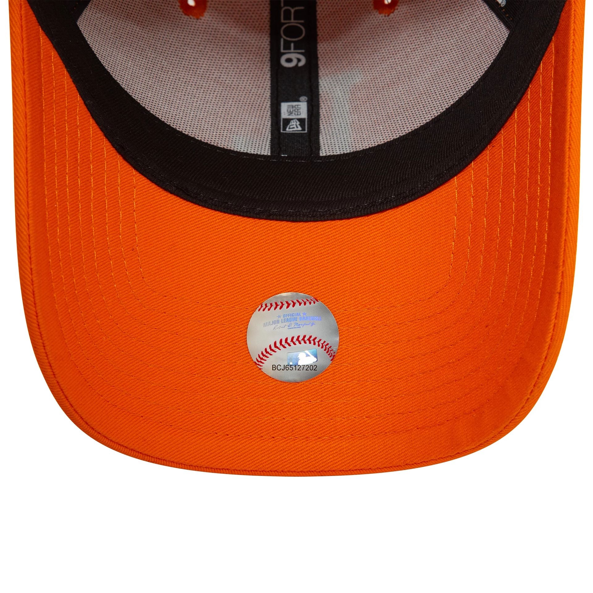 This is a LA Dodgers Womens League Essential Orange 9FORTY Adjustable Cap 5